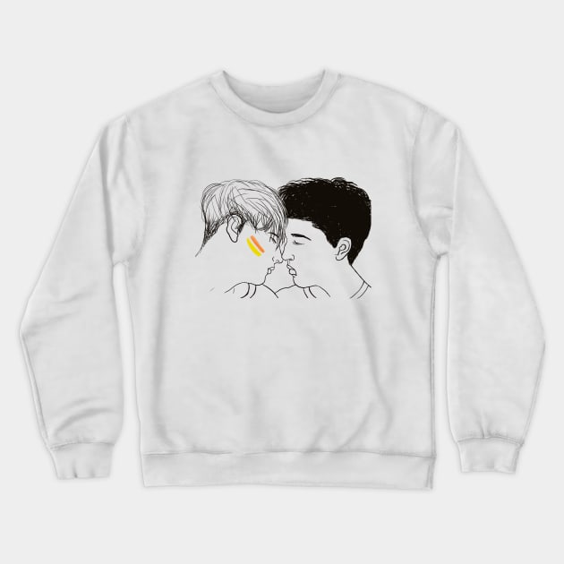 Matteo and David from Skam Druck Crewneck Sweatshirt by cutedrivers